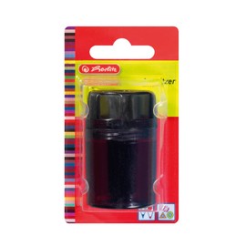 Herlitz Dosenanspitzer rund mit Spanfang, 1 Stück auf Blisterkarte