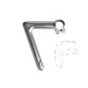 Nitto NP φ25.4/φ22.2 (Formerly Pearl) φ22.2 mm 90 Silver Stem