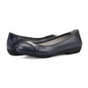 CLIFFS BY WHITE MOUNTAIN Women's Charmed Ballet Flat, Navy/Smooth, 10