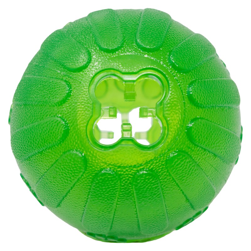 Starmark Treat Dispenser Chew Ball for Dogs, Medium