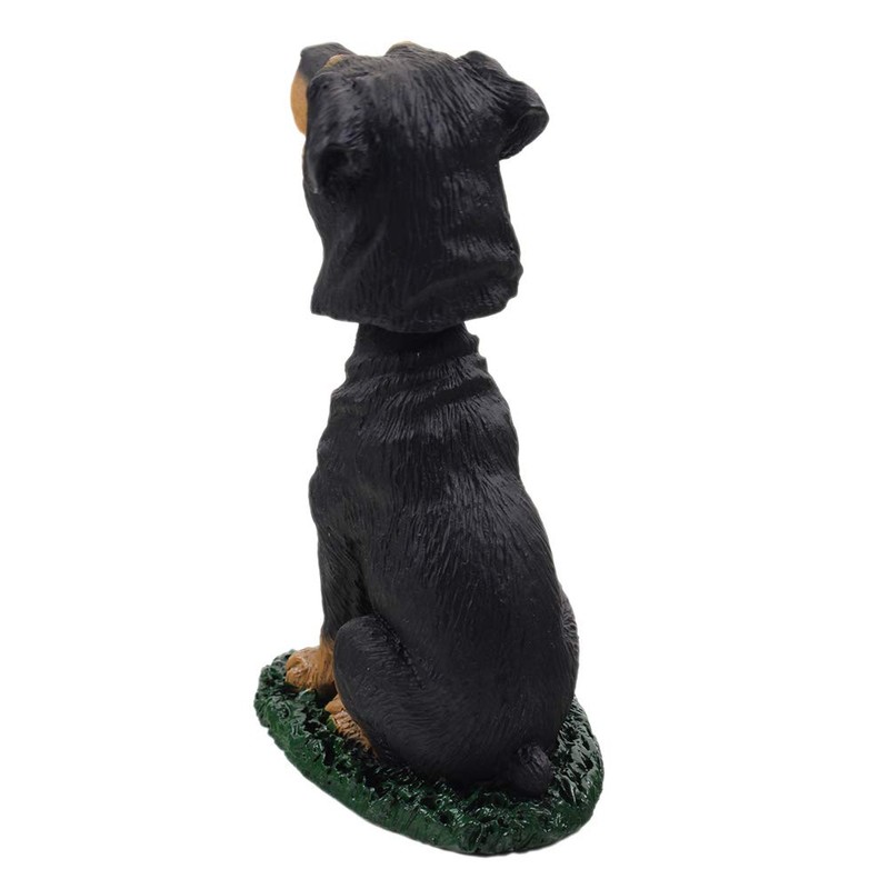 Animal Den Rottweiler Dog Bobblehead Figure for Car Dash Desk