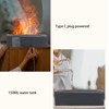 Essential Oil Diffuser 150ml Aromatherapy Humidifier Colorful Flame Light Quiet