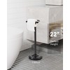 Toilet Paper Holder Stand, Oil Rubbed Bronze Toilet Paper Holder