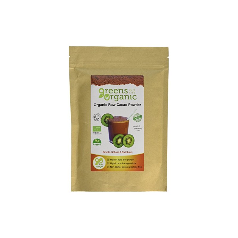 GOLDEN GREENS ORGANIC Organic Raw Cacao Powder 200g (PACK OF