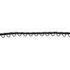 10 Yards Black Gimp Braid Trim Elastic Button Loop Tape,Lace