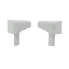 Fleetwood 518961/518962 OEM RV Rain Gutter Drip Rail End Caps