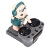 Electronic Dancing Piglet Toy DJ Style Automatic Rotating Disc Light