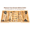 Umilife Extra Large Expandable Kitchen Drawer Organizer for Utensil and