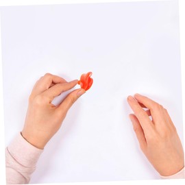 VICASKY Pack of 10 Duck Beak Accessories, Craft Mouth, Safety Duck Beak, Duck Doll, Duck Beak for Crocheting, Chicken Mouth, Duck Mouth, Fake Duck Beak, Doll Mouth, Plastic, Brown