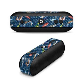 MightySkins Carbon Fiber Skin for Beats by Dr. Dre Pill Plus - Saltwater Compass | Protective, Durable Textured Carbon Fiber Finish | Easy to Apply, Remove, and Change Styles | Made in The USA