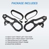 JDMSPEED New Heavy Daty Front Car Tow Hooks Left &