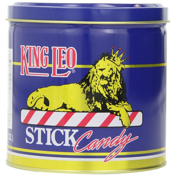 King Leo Soft Peppermint Stick Candy in a 15.5oz Gift
