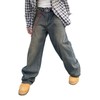 Men's Baggy Jeans Y2K Streetwear Empyre Pants Wide Leg Hip