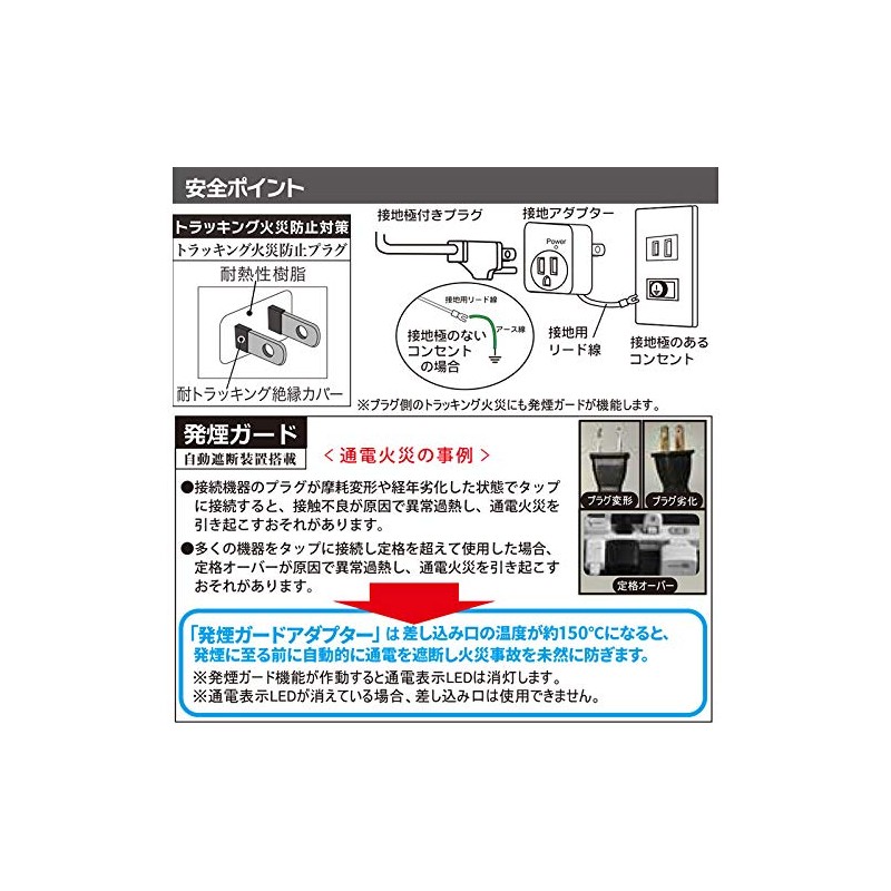 Ohm Denki HS-TM1EHL3-W Smoke Guard Adapter (1 opening/with shutter/White)