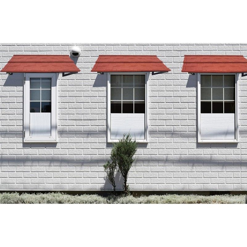 Fixed Metal Awnings 52 in W x 31 in H,