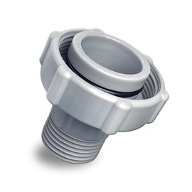 Pool Drain Fitting Connects fits for Coleman Pools, ID1.5-inch Connect To The Bottom Of The Pool and OD1.0-inch Connect To The Garden Pipe