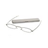 Eyemagine Slender Eyes [imajine] Titanium Gray Round Compact Senior Glass