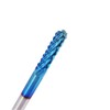 10pcs 0.8-3.175mm End Mill CNC Router Bits, 1/8” Shank Nano