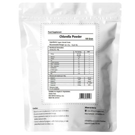 Organic Chlorella Powder 100g, Rich in Vitamins, High Proteins, Green Superfood, Chlorophyll, Minerals, Amino Acids, No preservatives or fillers, Fatty Acids and Fiber