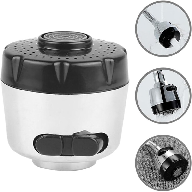 Aireador de Grifo de Cocina Rotativo 360 Grados, Filtrado