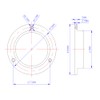 Universal level horizontal bubble water level bubble high precision small