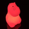 Night Light Creative Hippo Color Changing Night Light Hippo Silicone