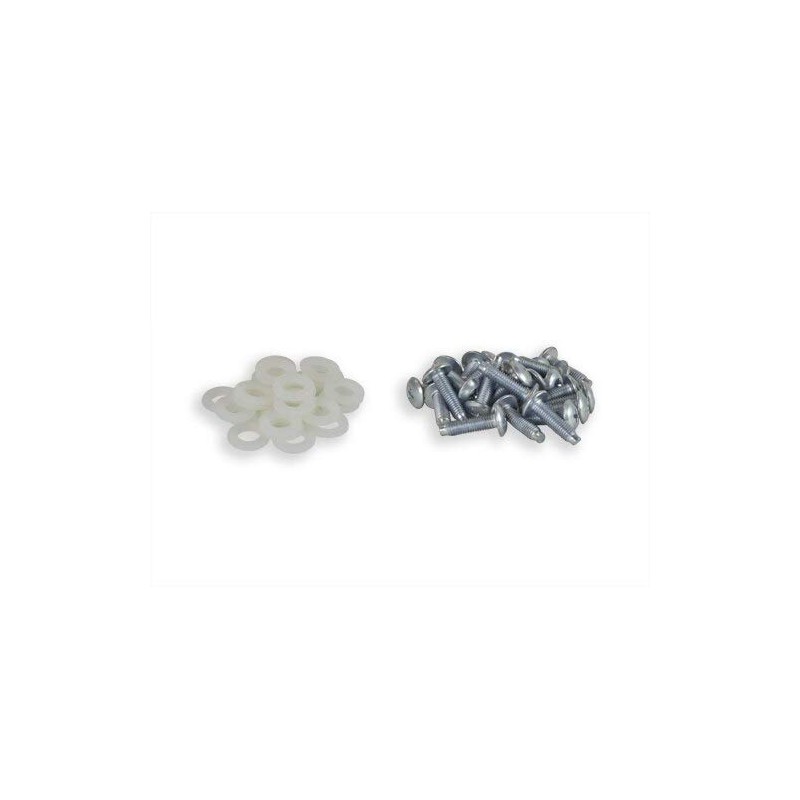 RackGold Tuerca de jaula de zinc 10-32 y tornillos con