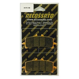 Accossato Brake Pad AGPA106ZXC, Brembo Racing Calipers > 108 mm Radial Caliper .484, 220b47310, P4 32