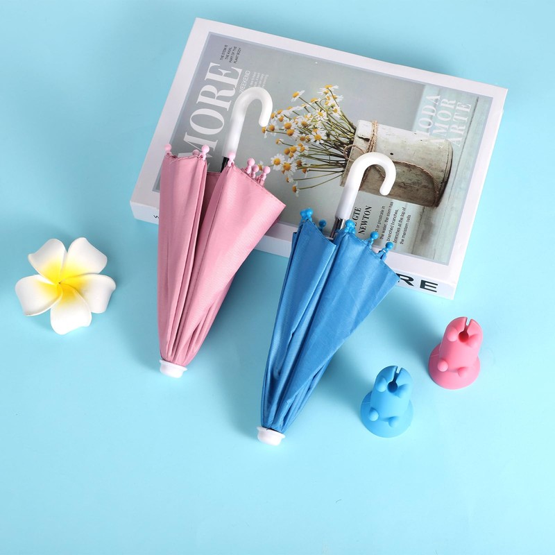 TOYMIS 2pcs Cell Phone Umbrella, Multifunctional Adjustable Cute Phone Shade