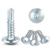 Enclosed Trailer Self-Tapping Screws #10 x 3/4" Zinc-Plated Self-Drilling Metal,