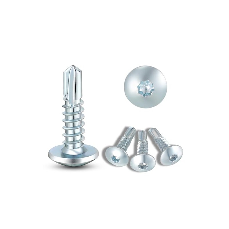 Enclosed Trailer Self-Tapping Screws #10 x 3/4" Zinc-Plated Self-Drilling Metal,