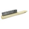 Weiler 25100 Vortec Pro Scratch Brush, .012 Carbon Steel Fill,