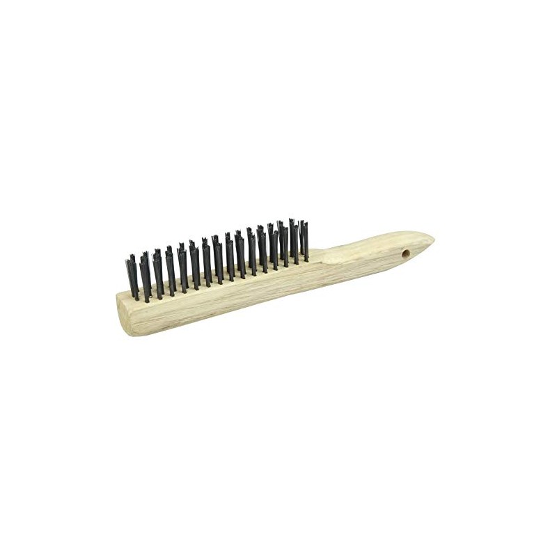 Weiler 25100 Vortec Pro Scratch Brush, .012 Carbon Steel Fill,
