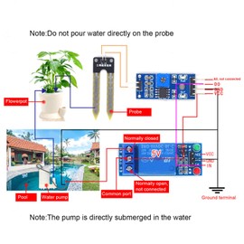 Marhynchus - Kit de Riego Electrónico DIY de 5V, Kit de Riego Automático DIY, Módulo de de Riego Automático, Bomba Sensor de Humedad del Suelo