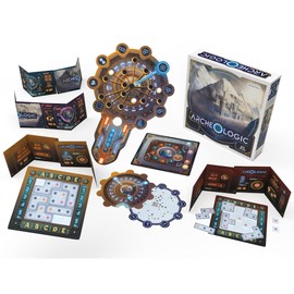 Ludonaute: Archeo-Logic - A Competitive Deduction Board Game, Locate & Map Out A Hidden City, Ages 12+, 1-4 Players