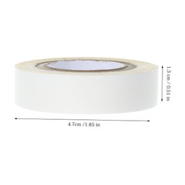 Baluue 1 Roll Wig Film Rug Lace Front Wig Tape Double Sided Extension Label Tape Lace Wig Tape Strips Hairline Powder Tabs Sided Extension Tape Wig Hair Extensions Fort Clamp White Tissue