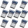 PENGLIN USB 3.1 Type C Male 24-Pin Female Adapter for