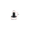 sourcing map M2 x 3 mm Phillips Screw Cap Black