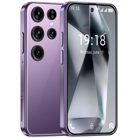 4G Mini Smartphone with 4.0 inch HD Screen for Kids, 2GB RAM and 16GB ROM, Android 10.0 OS, Dual SIM Dual Camera,WIFI/Bluetooth/Face Unlock (S24mini-Purple)