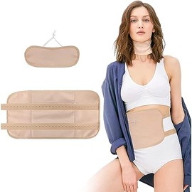 Envoltura de Aceite de Ricino para el Cuello de la Cintura, Cinturn de Cintura para el Cuidado del Aceite de Ricino, Parche de Cintura Reutilizable...