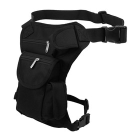 Sxhlseller Sports Leg Bag, Multifunctional Nylon Sports Leg Bag with Buckle, Portable Sports Waist Bag with Large Capacity, Leg Bag for Outdoor Activities