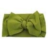 KIDOCHEESE Big Bows Headbands with Elastics Nylon Oversized Head Wraps