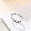 Chriscoco 925 Sterling Silver Ring for Women Girls Cubic Zirconia
