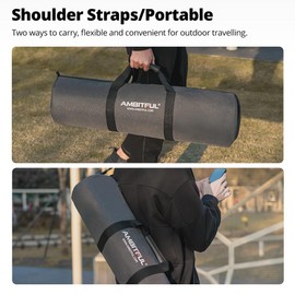 AMBITFUL Widened Version Tripod Carrying Case Bag 70 cm/27.5 Inch for Light Stands, Boom Stand, Umbrella and Tripod Photography Accessories (27.5 in/70 cm) x Φ11 in/28 cm, gray, School bag set