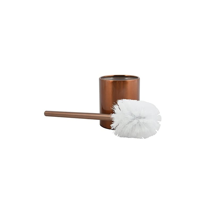MSV WC Bürste „Kisii“ aus Edelstahl mit hygienischem Innenbehälter Kupfer