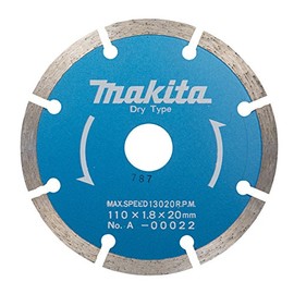 Makita A-00022 Diamond Wheel, Outer Diameter 4.3 inches (110 mm), Segment