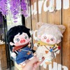 niannyyhouse 20cm Plush Doll Clothes Loose Happy Mouse Set T-Shirt