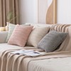MIULEE Pack of 2 Corduroy Decorative Euro Sham Throw Pillow