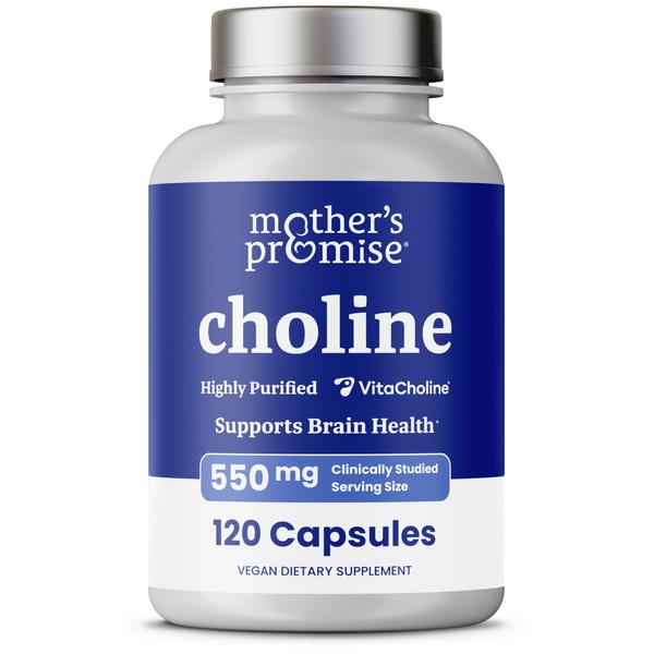 Mother's Promise Choline Supplements 550mg | Supports Baby's Brain Development