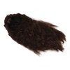 Women Long Brown Wavy Wig Heat Resistant Soft Fluffy Brown